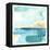 Liquid Shoreline III-June Vess-Framed Stretched Canvas