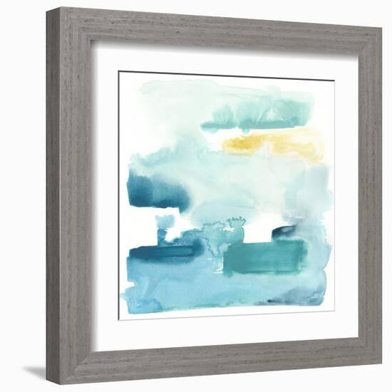 Liquid Shoreline IX-June Vess-Framed Art Print