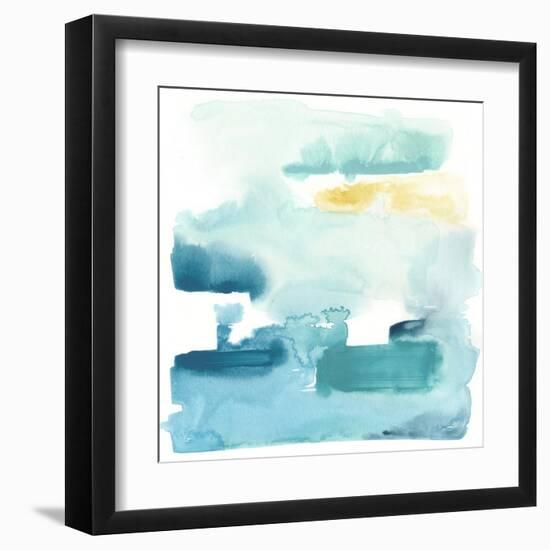 Liquid Shoreline IX-June Vess-Framed Art Print