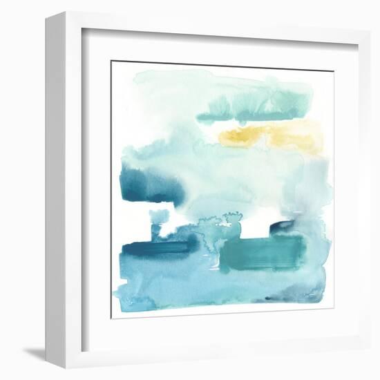 Liquid Shoreline IX-June Vess-Framed Art Print