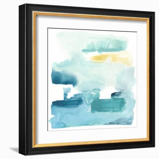 Liquid Shoreline IX-June Vess-Framed Art Print