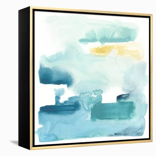 Liquid Shoreline IX-June Vess-Framed Stretched Canvas