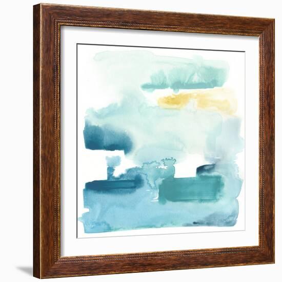 Liquid Shoreline IX-June Vess-Framed Art Print