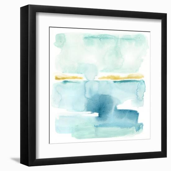 Liquid Shoreline VI-June Vess-Framed Art Print