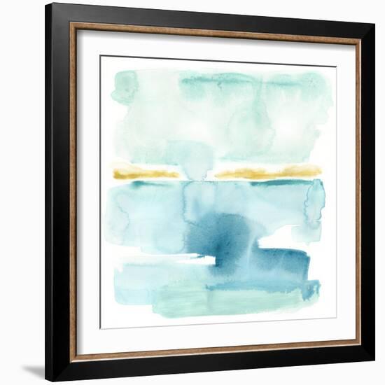 Liquid Shoreline VI-June Vess-Framed Art Print