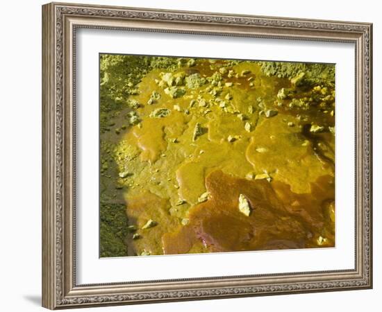 Liquid Sulphur Solidifying on the Ground at Kawah Ijen, Java, Indonesia, Southeast Asia, Asia-Matthew Williams-Ellis-Framed Photographic Print