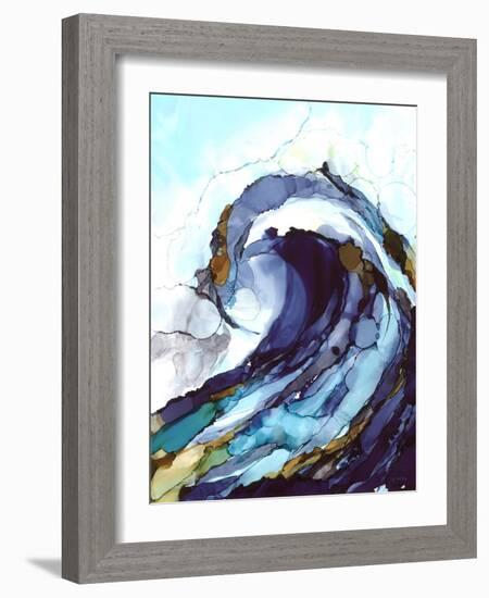 Liquid Wave 1-Megan Swartz-Framed Art Print