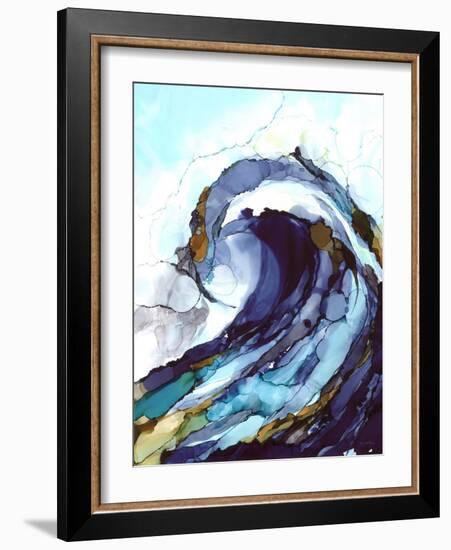 Liquid Wave 1-Megan Swartz-Framed Art Print