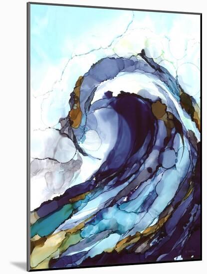 Liquid Wave 1-Megan Swartz-Mounted Art Print