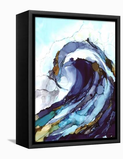 Liquid Wave 1-Megan Swartz-Framed Stretched Canvas