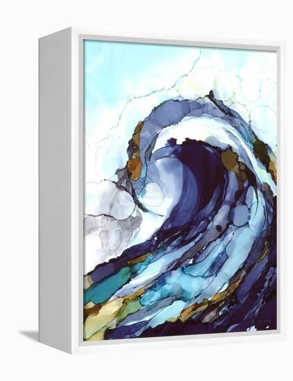 Liquid Wave 1-Megan Swartz-Framed Stretched Canvas