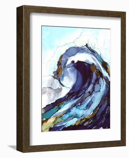 Liquid Wave 1-Megan Swartz-Framed Premium Giclee Print