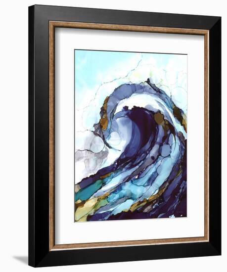 Liquid Wave 1-Megan Swartz-Framed Premium Giclee Print