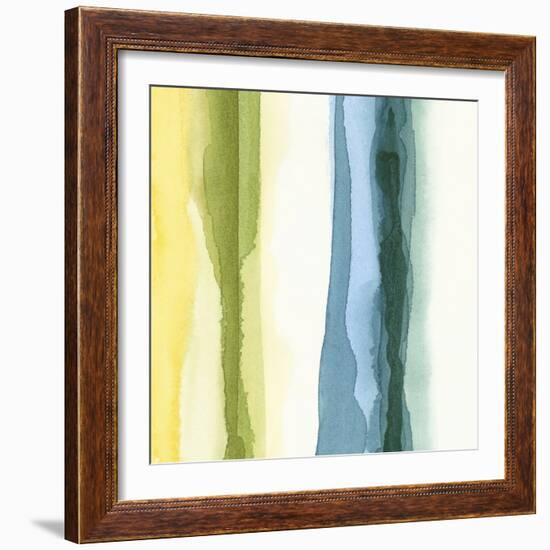 Liquidity IV-Chariklia Zarris-Framed Art Print