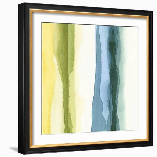 Liquidity IV-Chariklia Zarris-Framed Art Print