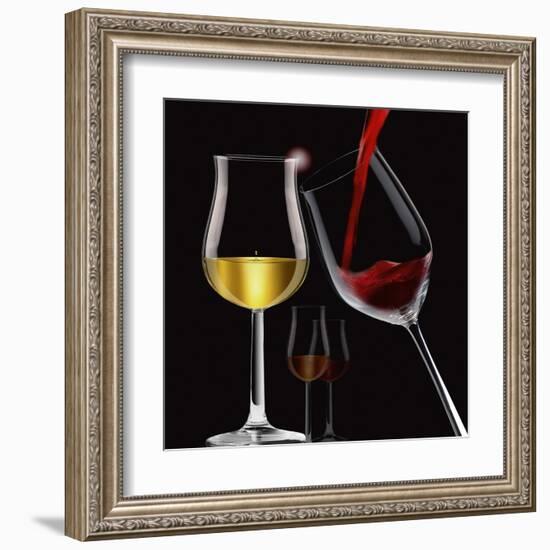 Liquids VII-Peter Hillert-Framed Art Print