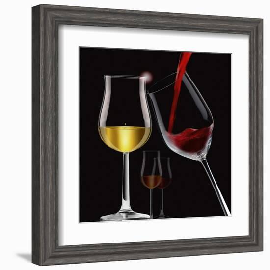 Liquids VII-Peter Hillert-Framed Art Print