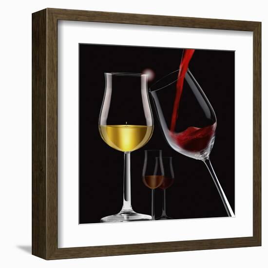 Liquids VII-Peter Hillert-Framed Art Print