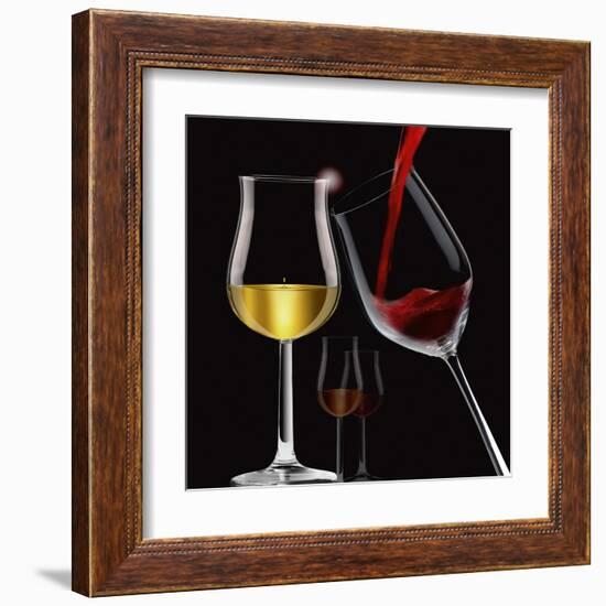 Liquids VII-Peter Hillert-Framed Art Print