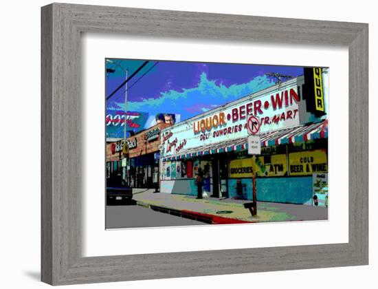 Liquor Beer Wine, Venice Beach, California-Steve Ash-Framed Giclee Print