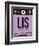 LIS Lisbon Luggage Tag I-NaxArt-Framed Premium Giclee Print