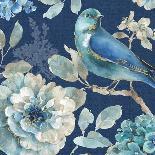 Blue Botanical Bath II-Lisa Audit-Art Print
