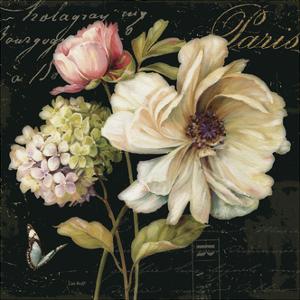 Marche de Fleurs on Black II by Lisa Audit