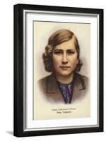 Lisa Chaikina, Russian World War II Partisan-null-Framed Giclee Print
