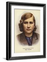 Lisa Chaikina, Russian World War II Partisan-null-Framed Giclee Print
