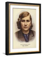 Lisa Chaikina, Russian World War II Partisan-null-Framed Giclee Print