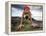 Lisa Eaton Holds a Downward Dog Yoga Pose on the Beach of Lincoln Park - West Seattle, Washington-Dan Holz-Framed Premier Image Canvas