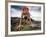 Lisa Eaton Holds a Downward Dog Yoga Pose on the Beach of Lincoln Park - West Seattle, Washington-Dan Holz-Framed Photographic Print