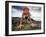 Lisa Eaton Holds a Downward Dog Yoga Pose on the Beach of Lincoln Park - West Seattle, Washington-Dan Holz-Framed Photographic Print