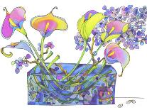 Hydrangea In Fish Bowl-Lisa Katharina-Giclee Print