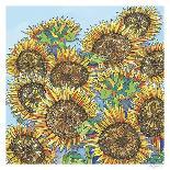 Sunflowers Upclose-Lisa Katharina-Giclee Print