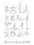 Yoga Flow - High Lunge-Lisa McCandless-Giclee Print