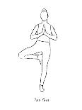 Yoga Flow - High Lunge-Lisa McCandless-Giclee Print