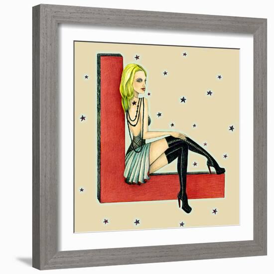 Lisa-Jami Goddess-Framed Art Print