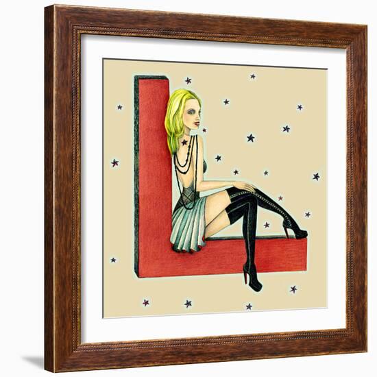 Lisa-Jami Goddess-Framed Art Print