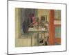 Lisbeth Reading-Carl Larsson-Mounted Premium Giclee Print