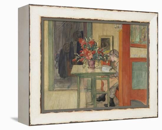 Lisbeth Reading-Carl Larsson-Framed Premier Image Canvas