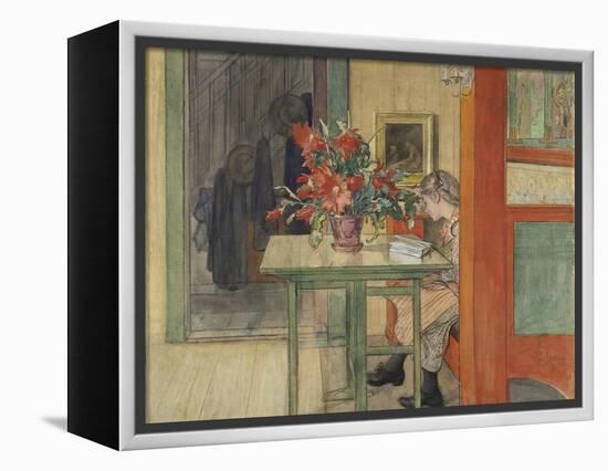 Lisbeth Reading-Carl Larsson-Framed Premier Image Canvas