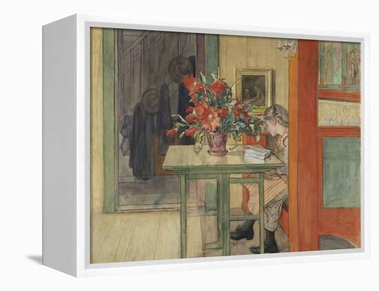 Lisbeth Reading-Carl Larsson-Framed Premier Image Canvas