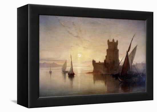 Lisbon - Castle of Balem, 1850-Frank Dillon-Framed Premier Image Canvas