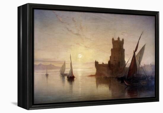 Lisbon - Castle of Balem, 1850-Frank Dillon-Framed Premier Image Canvas