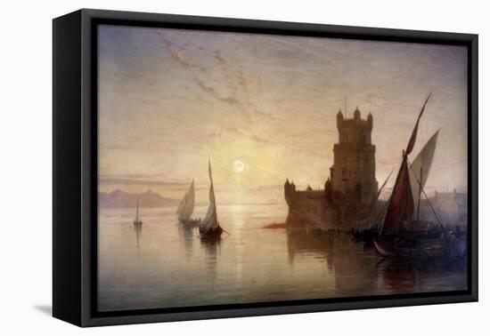 Lisbon - Castle of Balem, 1850-Frank Dillon-Framed Premier Image Canvas