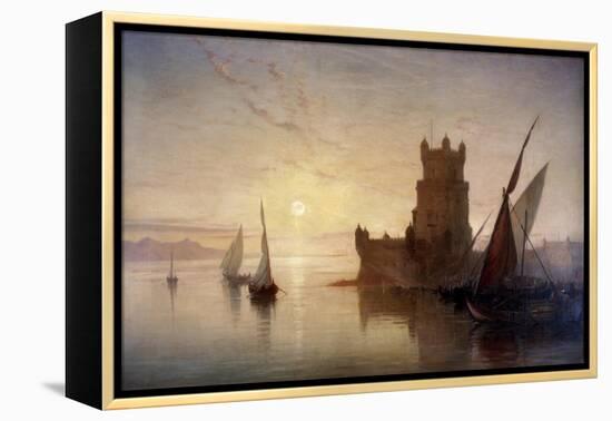 Lisbon - Castle of Balem, 1850-Frank Dillon-Framed Premier Image Canvas