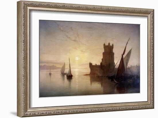 Lisbon - Castle of Balem, 1850-Frank Dillon-Framed Giclee Print