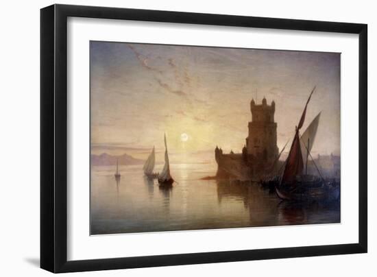 Lisbon - Castle of Balem, 1850-Frank Dillon-Framed Giclee Print