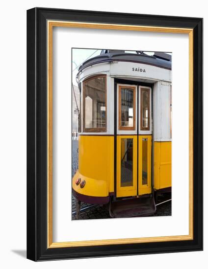 Lisbon, Portugal. One of the many famous trams in Lisbon-Julien McRoberts-Framed Photographic Print